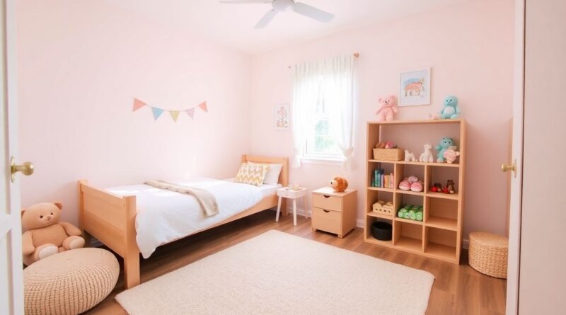 Pour une petite chambre d’enfant fonctionnelle